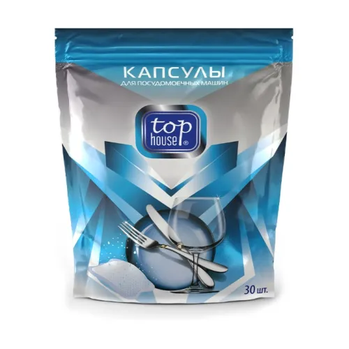 Капсулы для посудомоечных машин TOP HOUSE 30 шт. (180353)