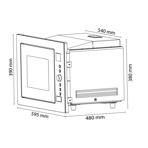 Микроволновая печь встраиваемая CASO EMCG 32