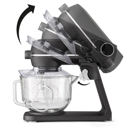 Набор: Кухонный комбайн CASO KM 1800 Black-G + Набор для пасты к CASO KM 1800