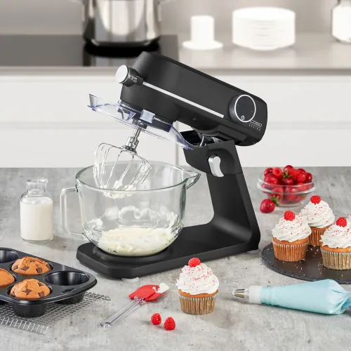 Набор: Кухонный комбайн CASO KM 1800 Black-G + Набор для пасты к CASO KM 1800