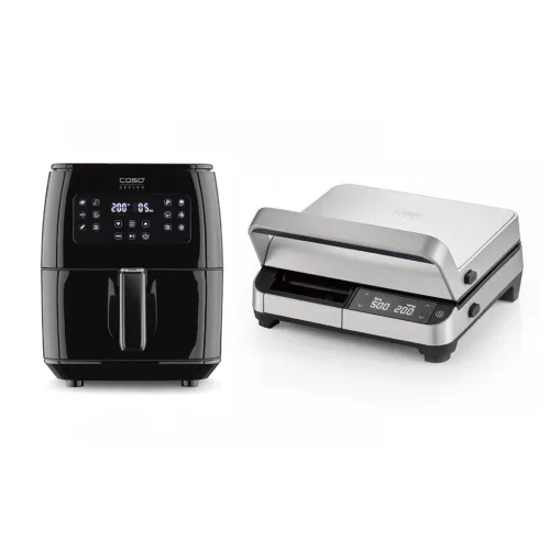 Набор: Аэрофритюрница CASO AF 600 XL + Гриль CASO DG 2000 Набор: Аэрофритюрница CASO AF 600 XL + Гриль CASO DG 2000