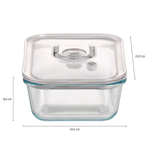 Контейнеры CASO VakuBoxx E-Set для вакуумной упаковки 4шт. с насосом