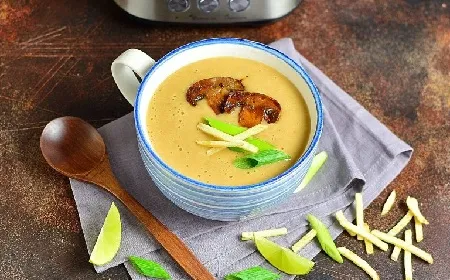 Картофельный суп-пюре с шампиньонами