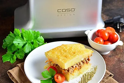 Картофельная запеканка с фаршем